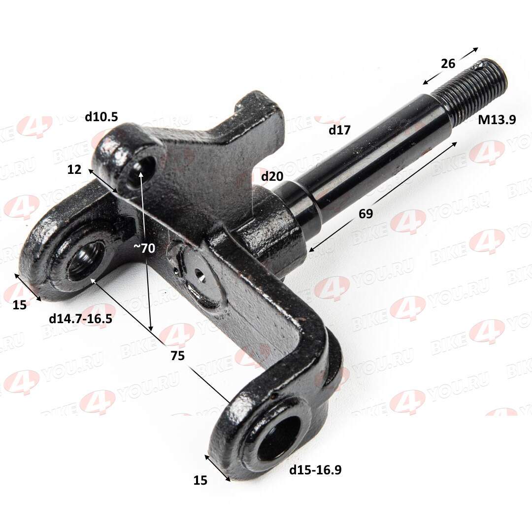 Кулак поворотный правый ATV ALL ROAD (под барабан)